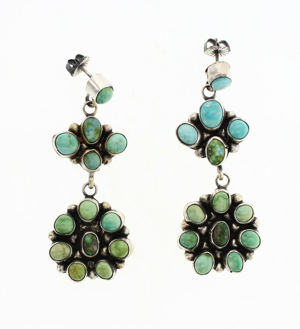 Eleanor Largo Emerald Valley Turquoise Dangle Earrings (1 of 2)