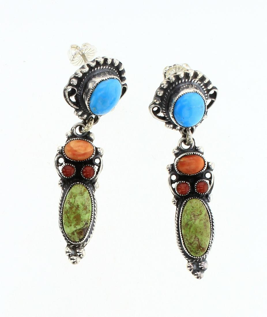 Leo Feeney Sleeping Beauty Turquoise Coral Gaspeite & (1 of 2)