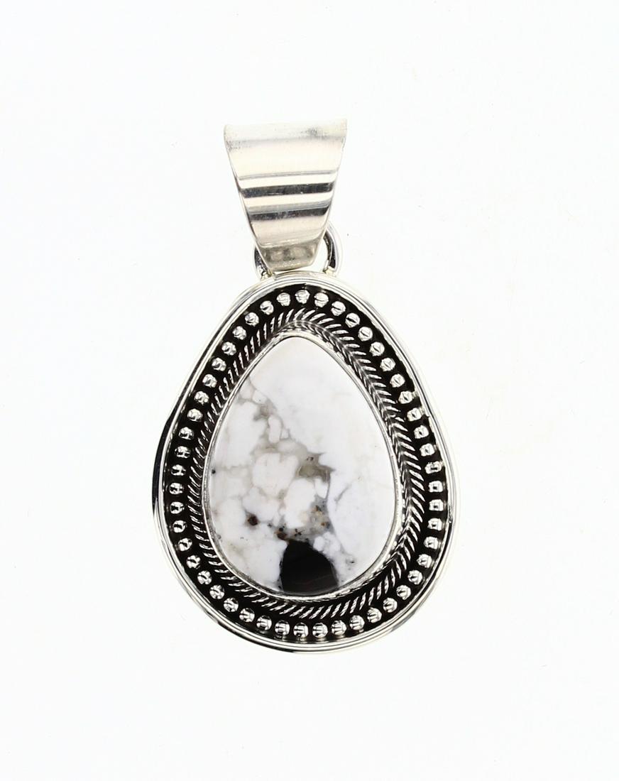Esther Spencer White Buffalo Drop Pendant (1 of 2)
