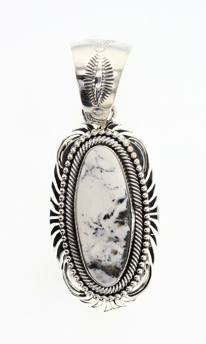 Jimmy Lee White Buffalo Twist Etch Pendant (1 of 2)