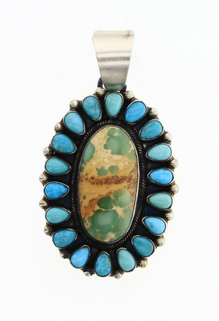 Kathleen Chavez Royston & Kingman Turquoise Pendant (1 of 2)