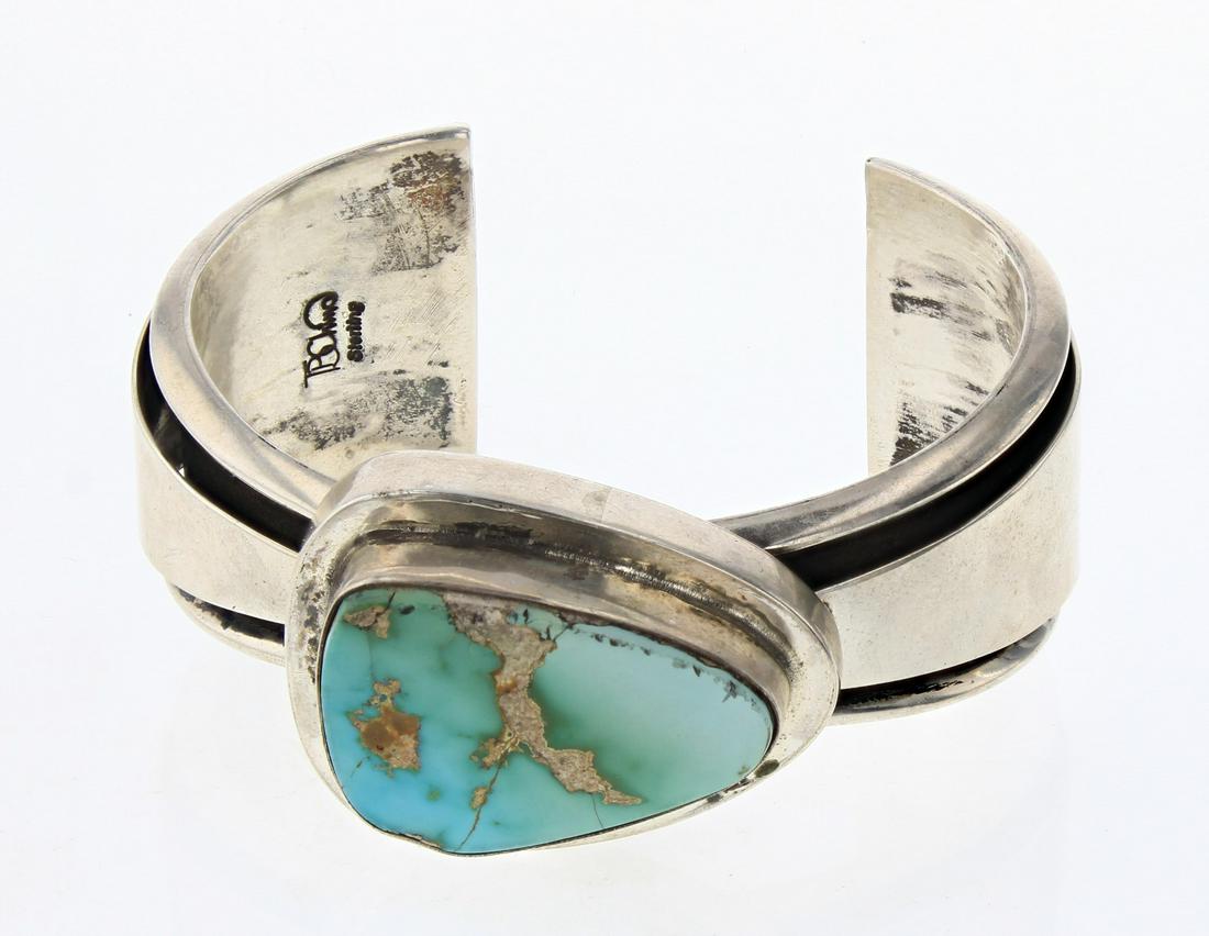 Vintage Royston Turquoise Stack Cuff Bracelet (1 of 3)