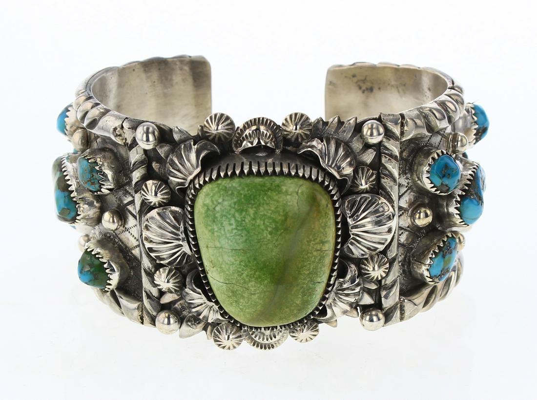 HL Old Pawn Turquoise Cuff Bracelet (1 of 3)
