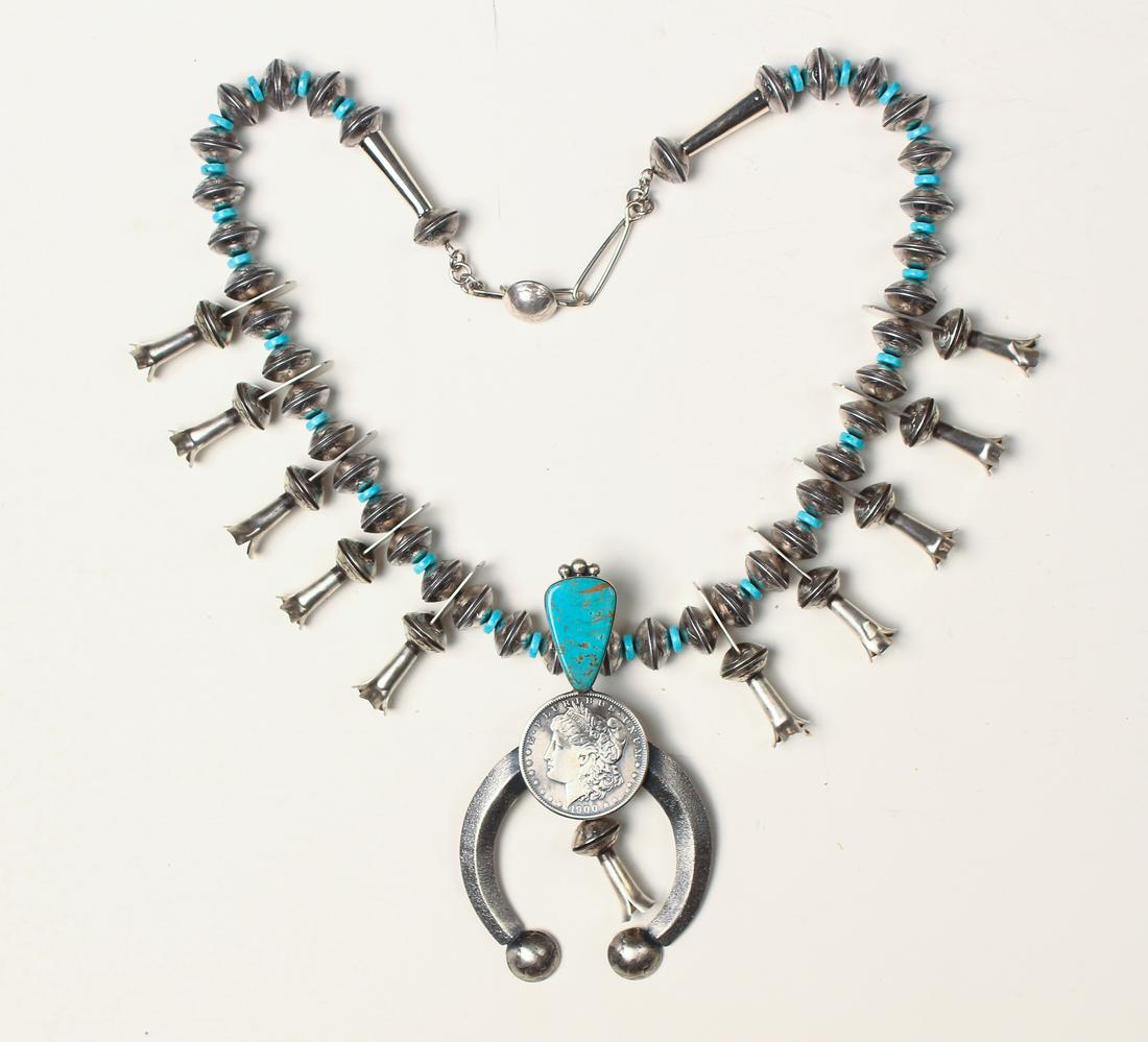 JMC Turquoise Mercury Dime & Moran Dollar Squash (1 of 4)