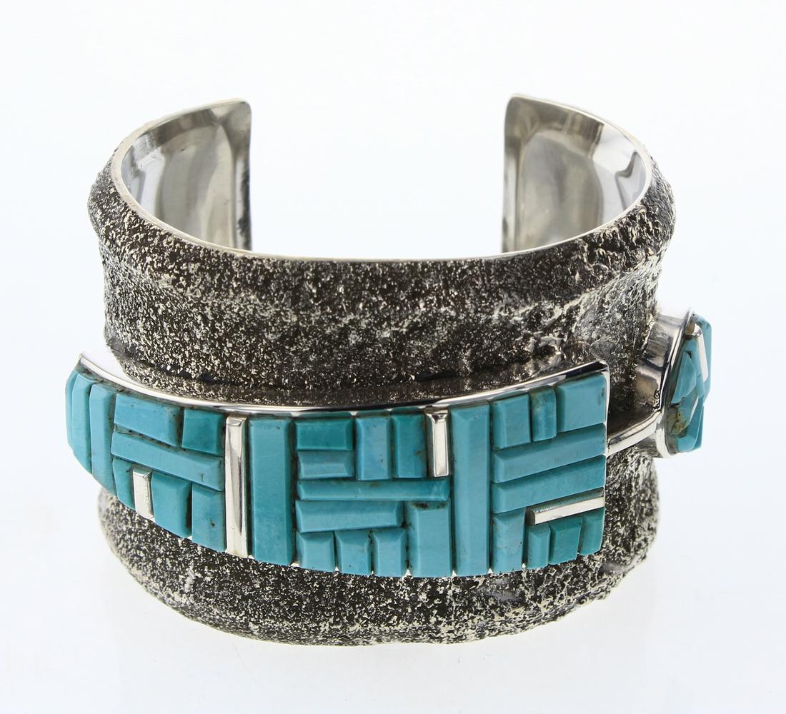 Lester James & Mark Yazzie Collaboration Tufa Cast (1 of 4)