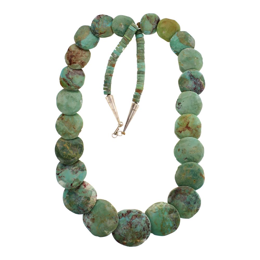 Turquoise Disc Necklace (1 of 2)