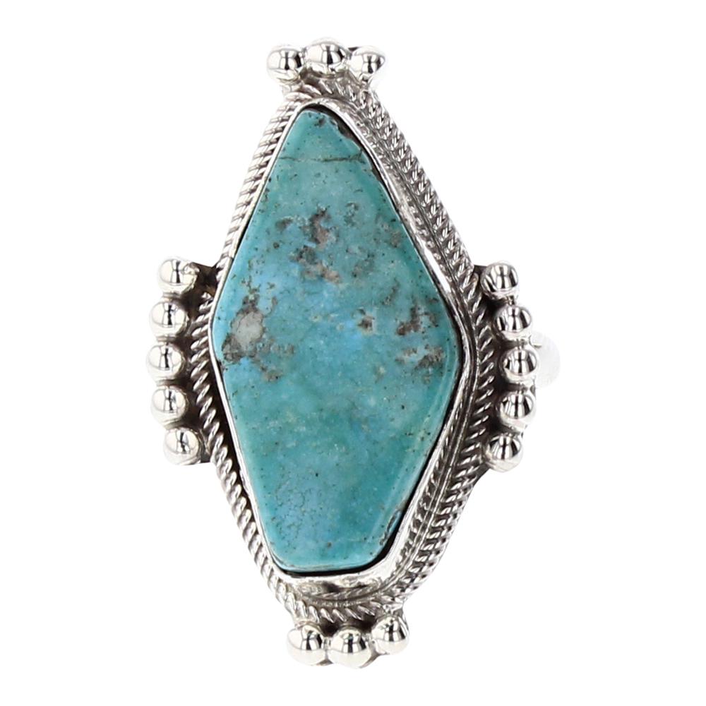 Sheila Becenti Sonoran Turquoise Ring (1 of 4)