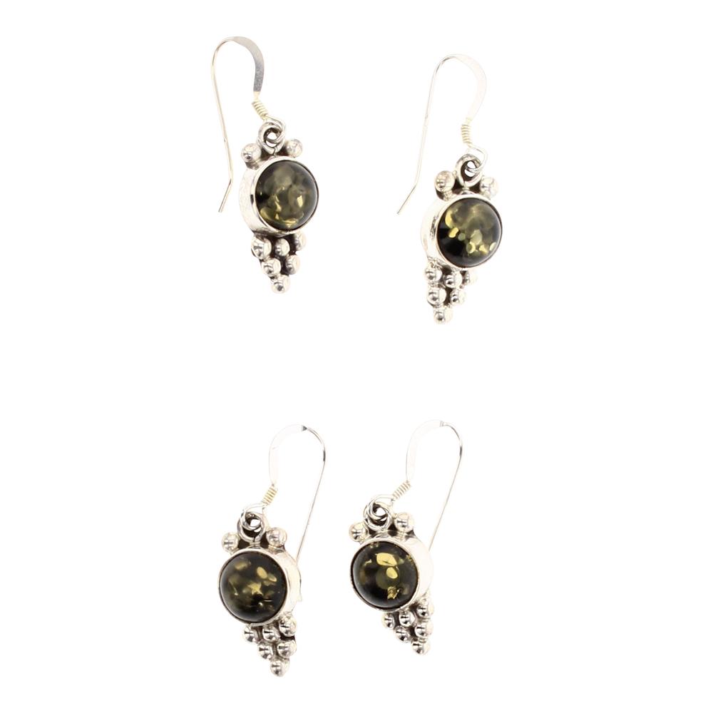 Two Pairs Smokey Quartz Hook Earrings (1 of 2)