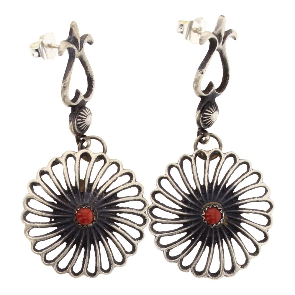 KB Coral Sand Cast Earrings (1 of 2)