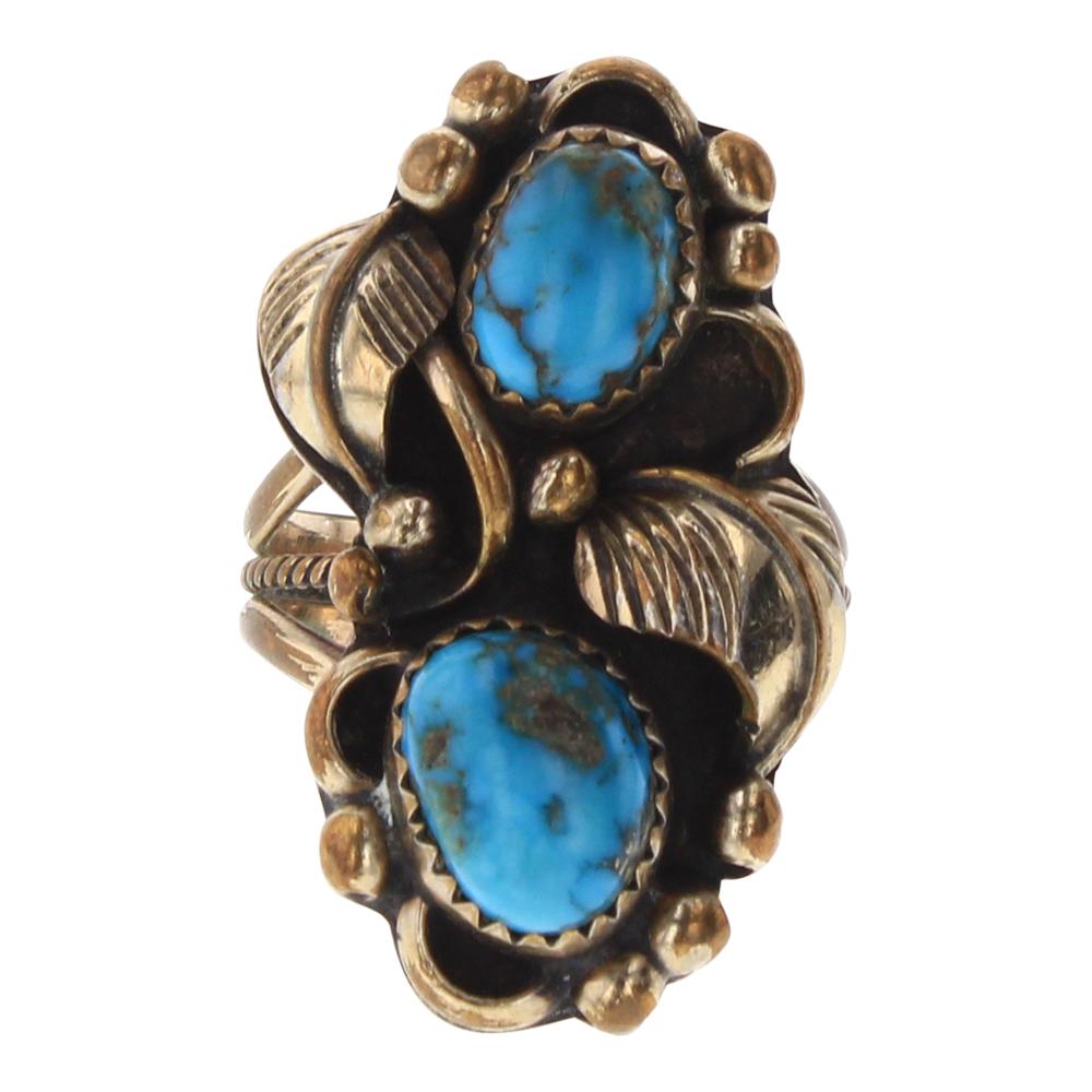 12K Gold Filled & Sterling Silver Kingman Turquoise (1 of 3)