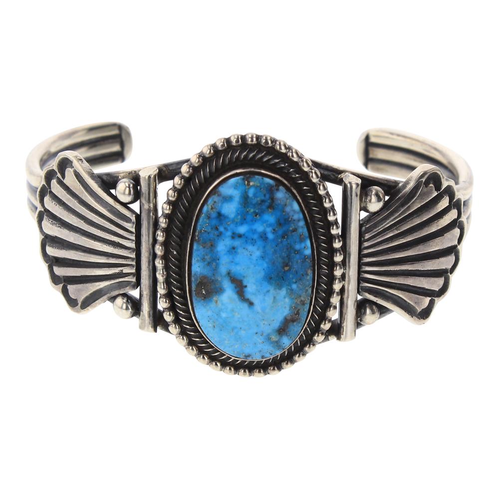 Leon Martinez Water web Kingman Turquoise Heavy Stamp (1 of 3)