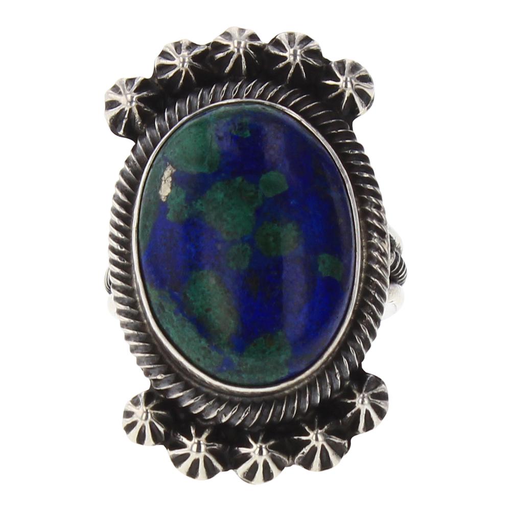 Leon Martinez Azurite Star Drop Ring (1 of 3)