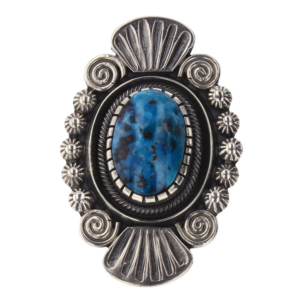 Leon Martinez Ithaca Peak Turquoise Star Drop Ring (1 of 3)