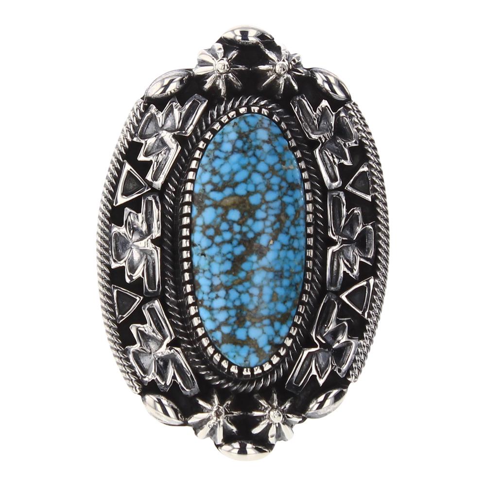 Mark Yazzie Turquoise Mountain Turquoise Geometric (1 of 4)