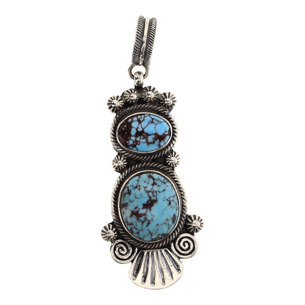 Leon Martinez Turquoise Pendant (1 of 2)
