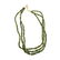 14K Gold Sonoran Turquoise Three Strand Necklace