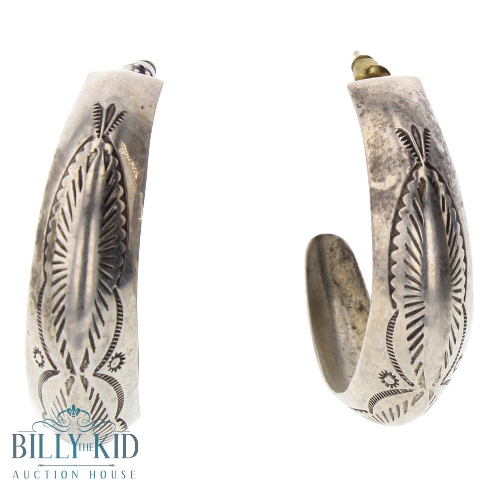 Vintage Stamp Earrings (1 of 2)