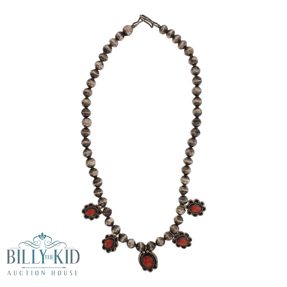 Old Pawn Mediterranean Coral Necklace (1 of 2)