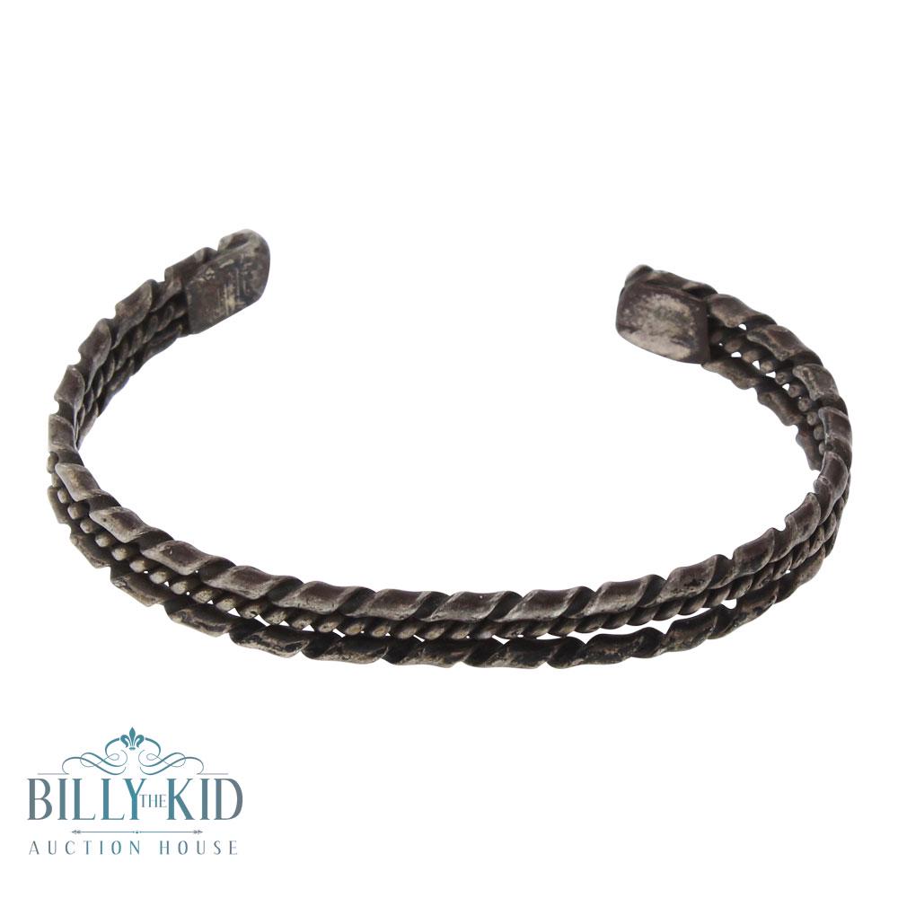 Old Pawn Sterling Twist Wire Bracelet (1 of 3)