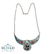Vintage Dennis Edake Turquoise & Coral Zuni Inlay