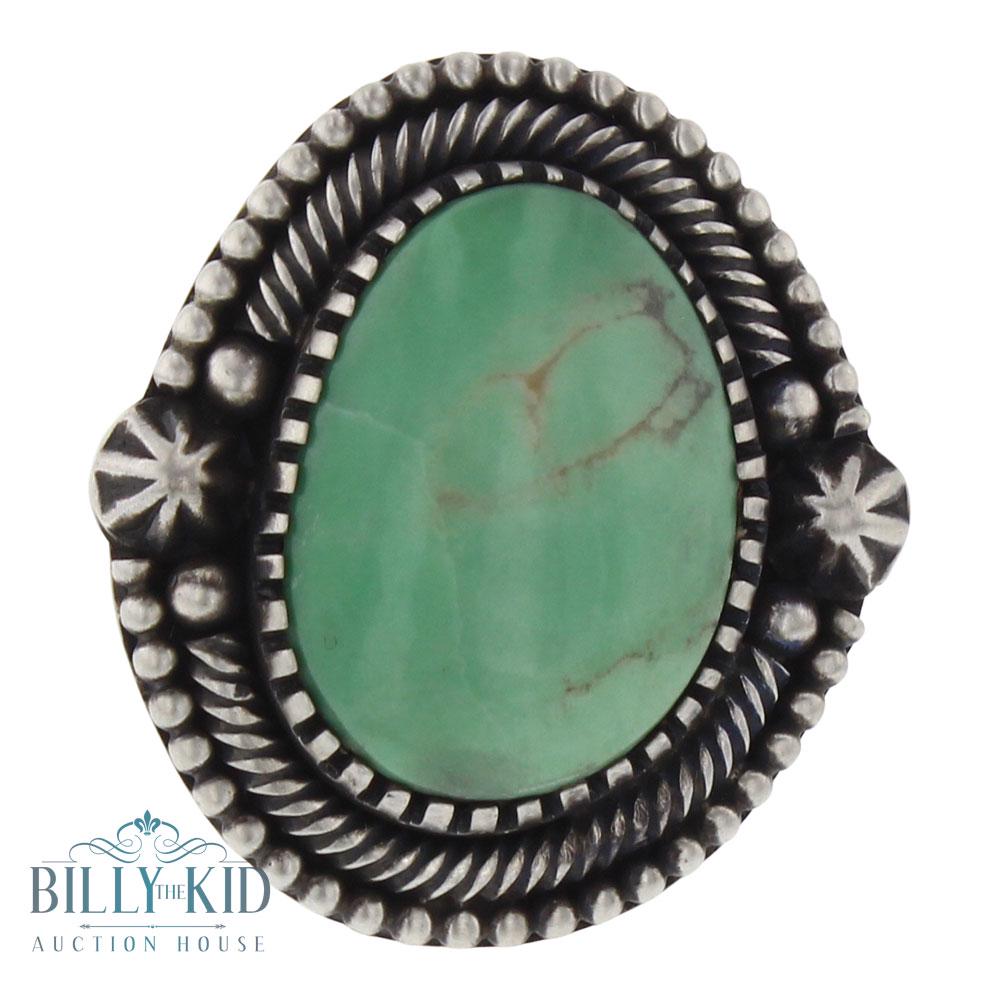 Marvin Mcreaves Royston Turquoise Round Wire Ring (1 of 4)