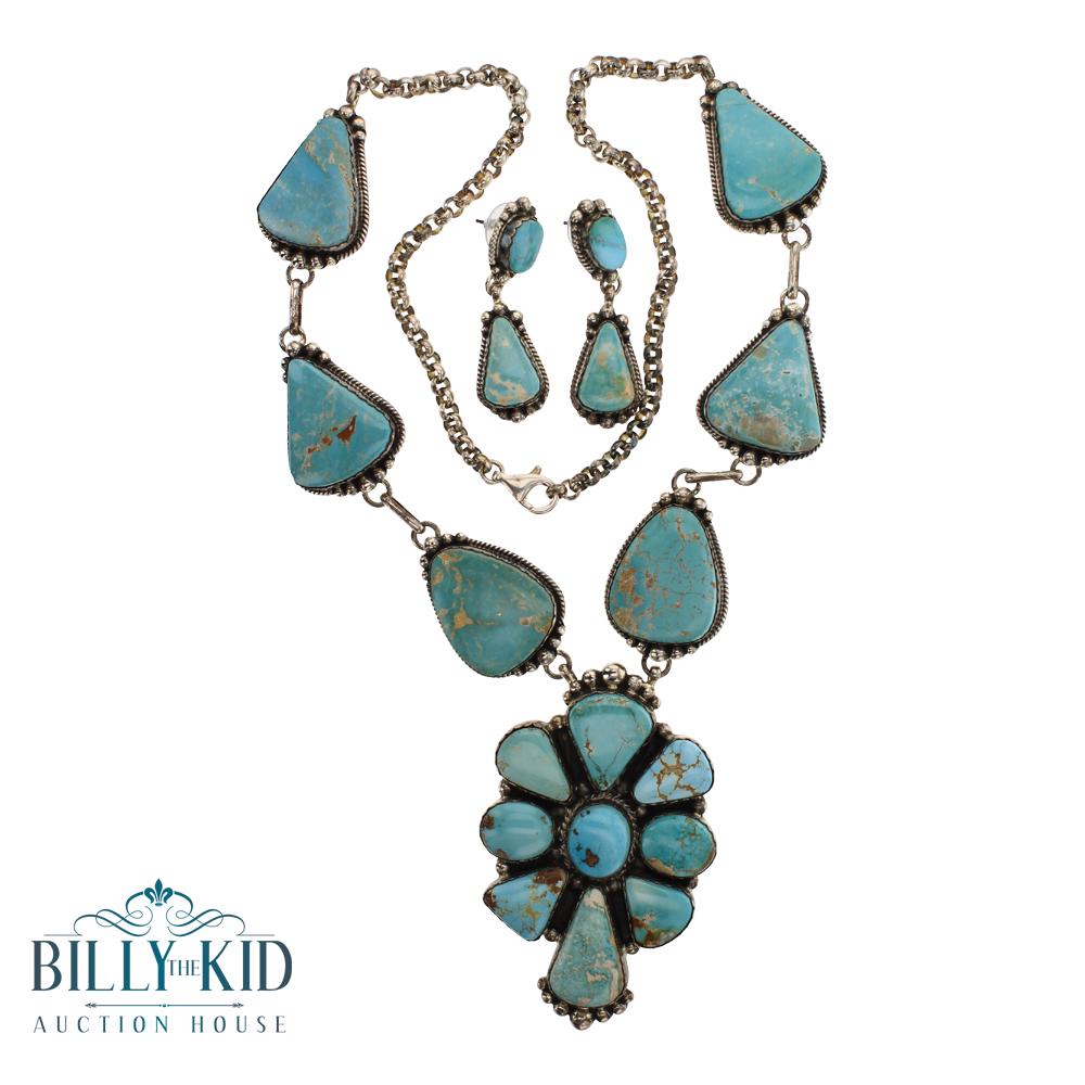 Elouise Kee Royston Turquoise Cluster Necklace & (1 of 2)
