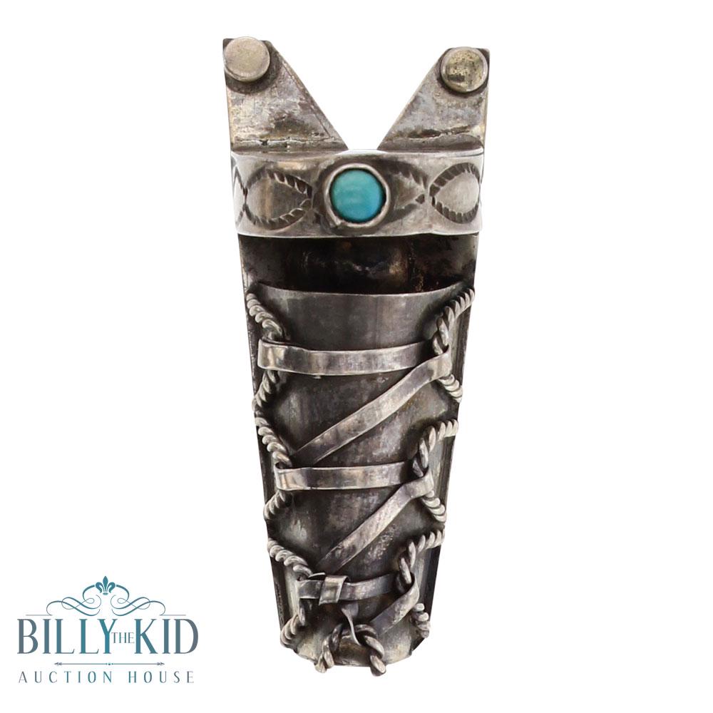 Old Pawn Turquoise Pin (1 of 2)