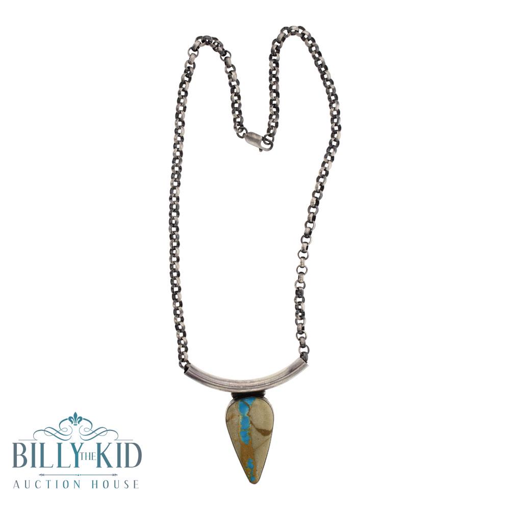 Contemporary Boulder Turquoise Necklace (1 of 3)
