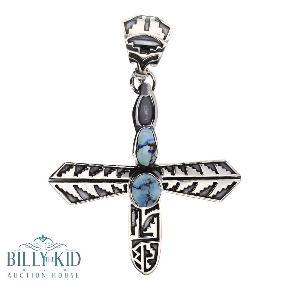 Randy Billy Golden Hill Turquoise Dragonfly Overlay (1 of 2)