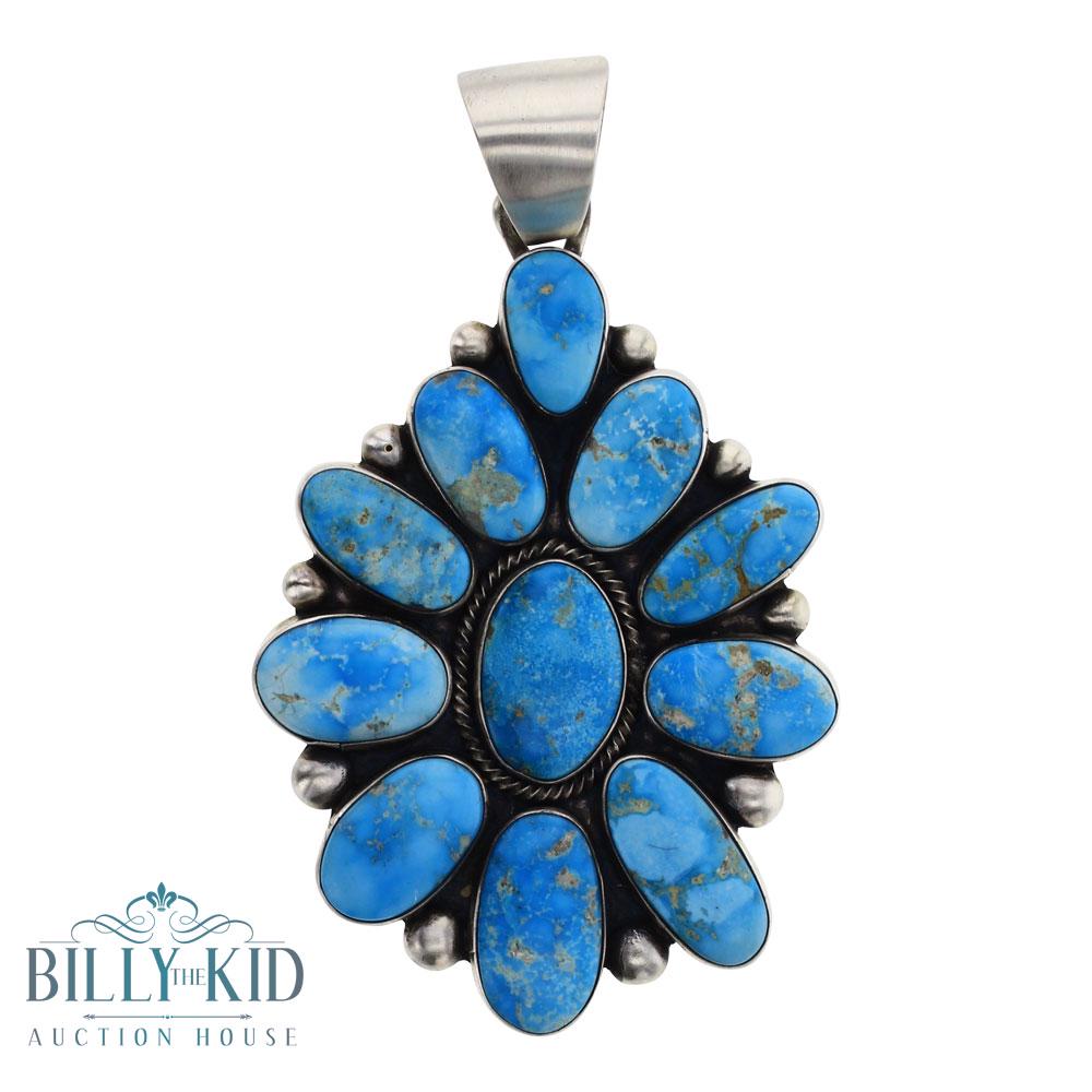 Beatty Tom South Hill Turquoise Cluster Pendant (1 of 2)
