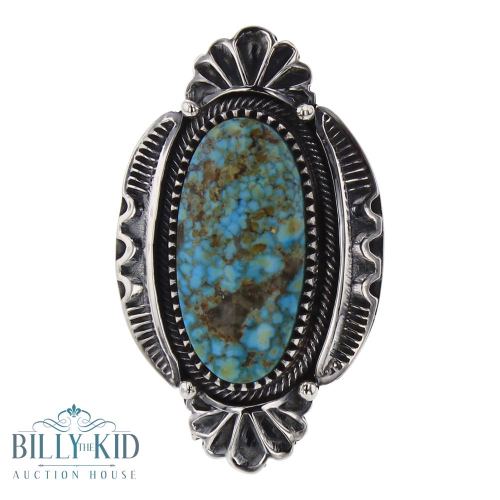 Mark Yazzie High Grade Turquoise Mountain Turquoise (1 of 3)