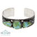 J. O White Sonoran Gold Turquoise Three Stone Cuff