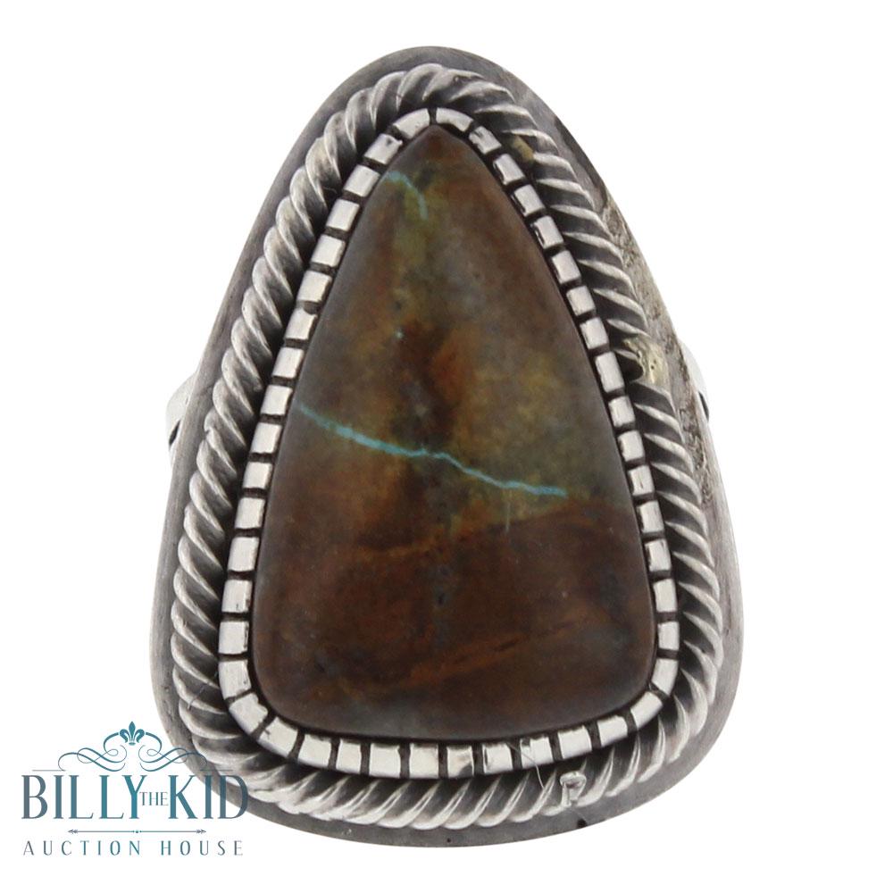 Daniel Benally Boulder Turquoise Ring (1 of 3)