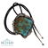 Old Pawn Large Freeform Turquoise Mountain Turquoise