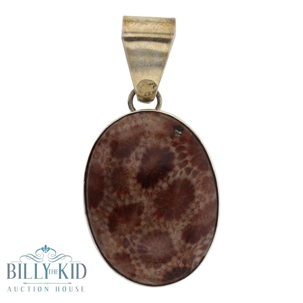 Bob Becenti Picture Jasper Pendant (1 of 2)