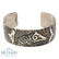 Ray Begay Overlay Horse Cuff Bracelet