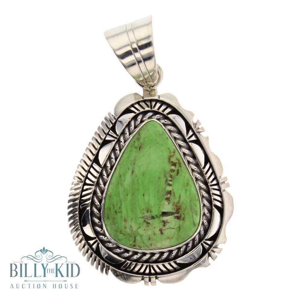 Eugene Belone Double Stack Triangle Work Pendant (1 of 2)