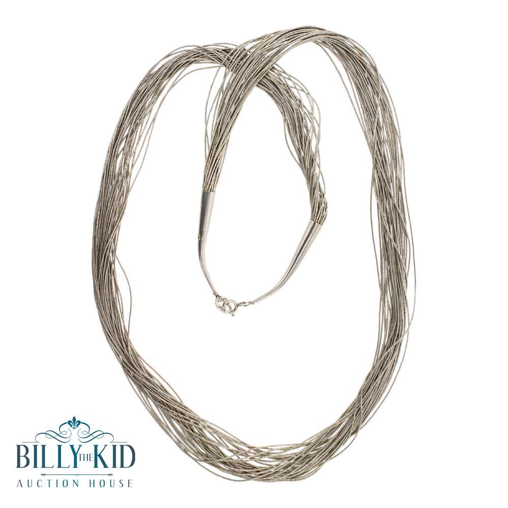 Liquid Silver Multiple Strand Necklace (1 of 2)