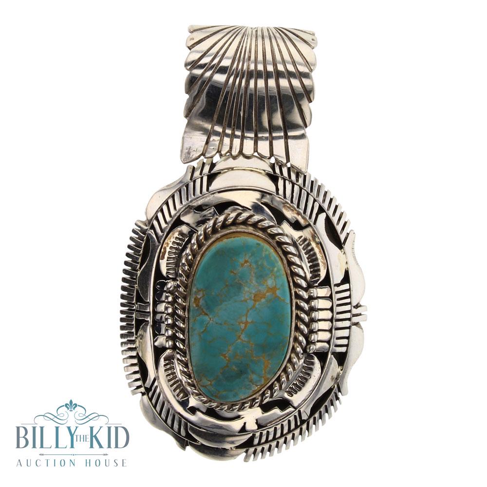 Elouise Kee Number Eight Turquoise Triple Stack Pendant (1 of 2)