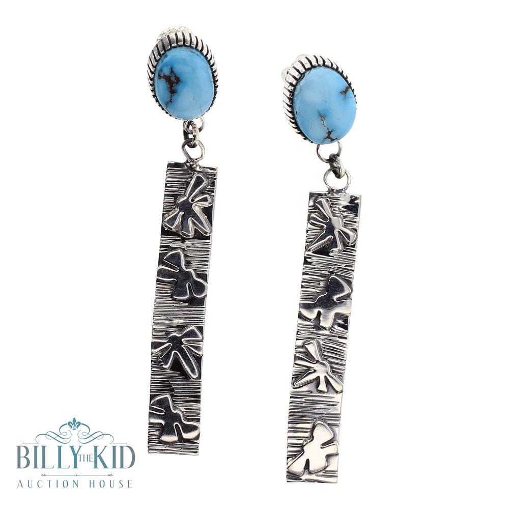 Randy Billy Candelaria Turquoise Earrings (1 of 2)