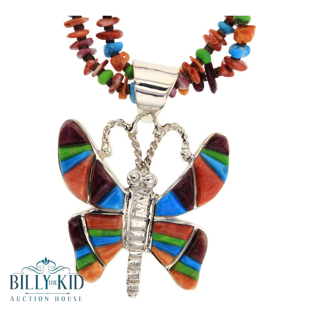 Contemporary Mixed Stones Cobblestone Inlay Butterfly (1 of 2)