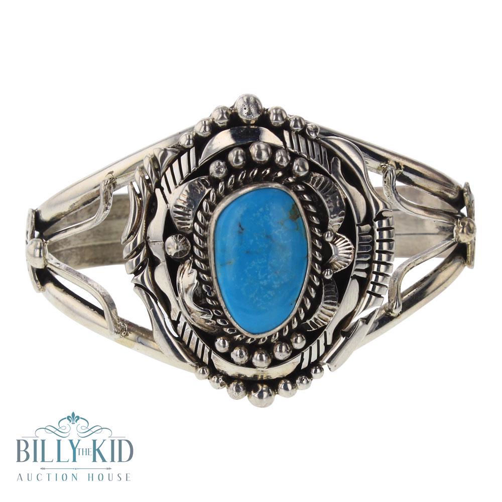 Elouise Kee Blue Ridge Turquoise Double Stack Bracelet (1 of 3)