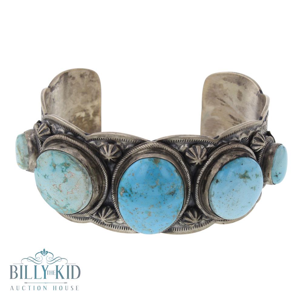 Bobby Johnson Blue Ridge Turquoise Bracelet (1 of 3)