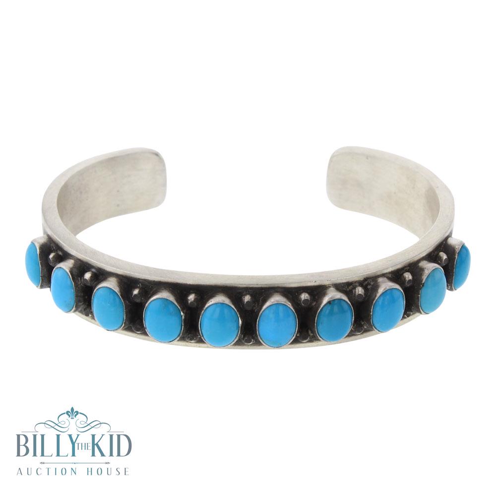 Herman Smith Sleeping Beauty Turquoise 10 Stone Row (1 of 3)