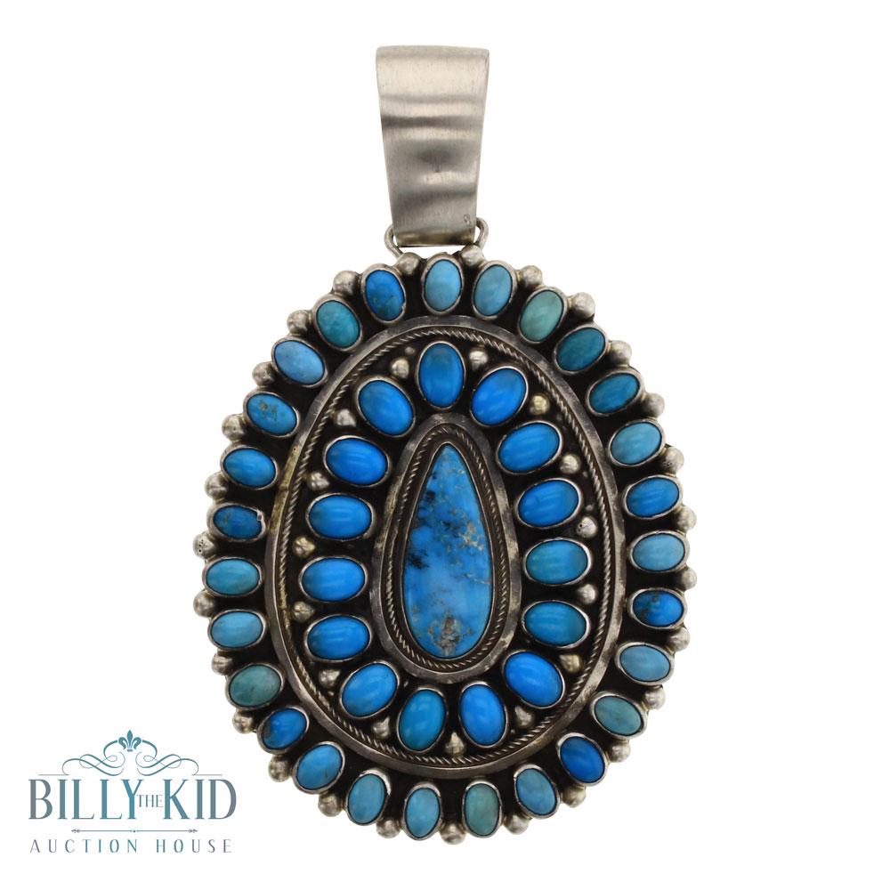 Kathleen Chavez Double Row Kingman Turquoise Cluster (1 of 2)