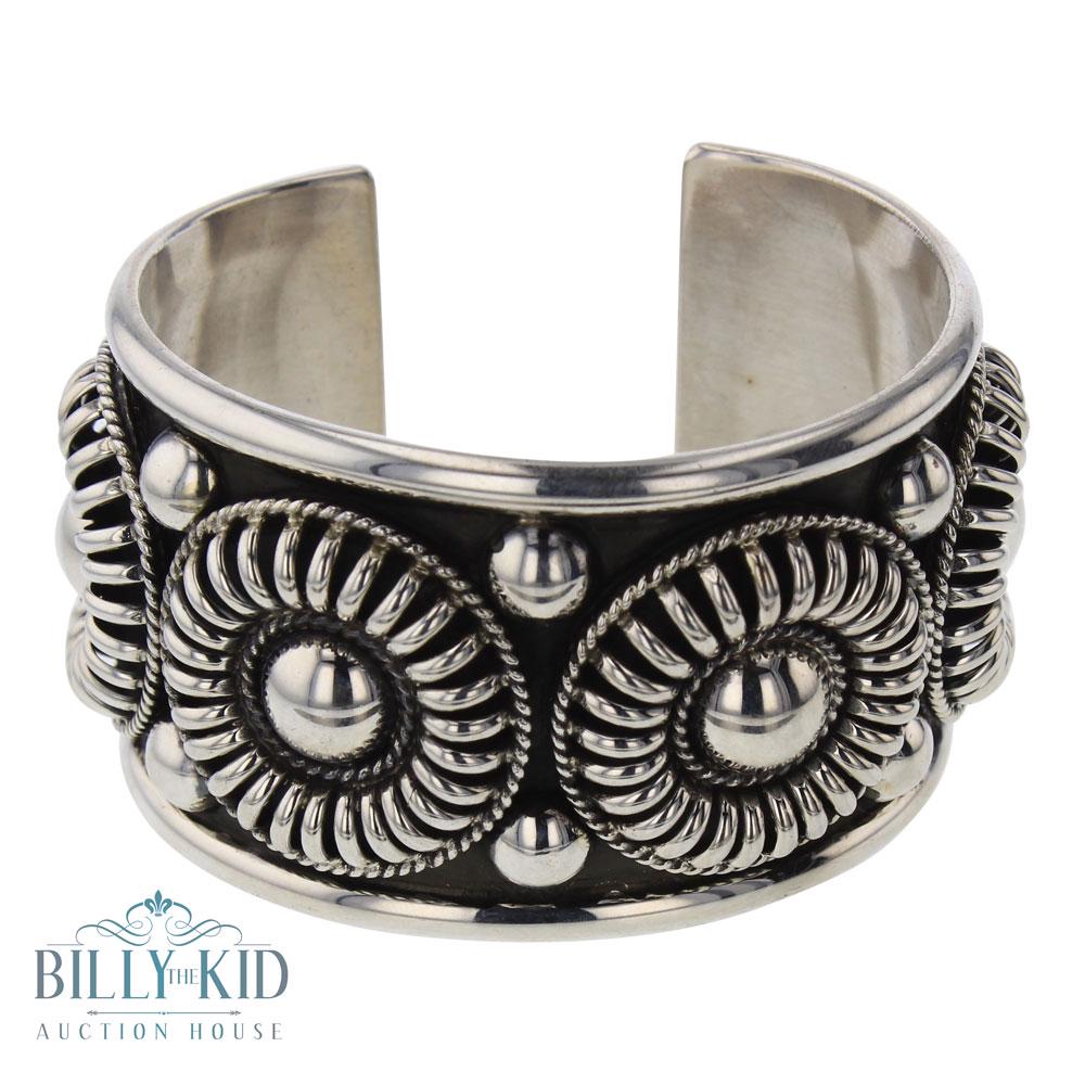 Tom Charlie Intricate Half Round Geometric Cuff (1 of 3)