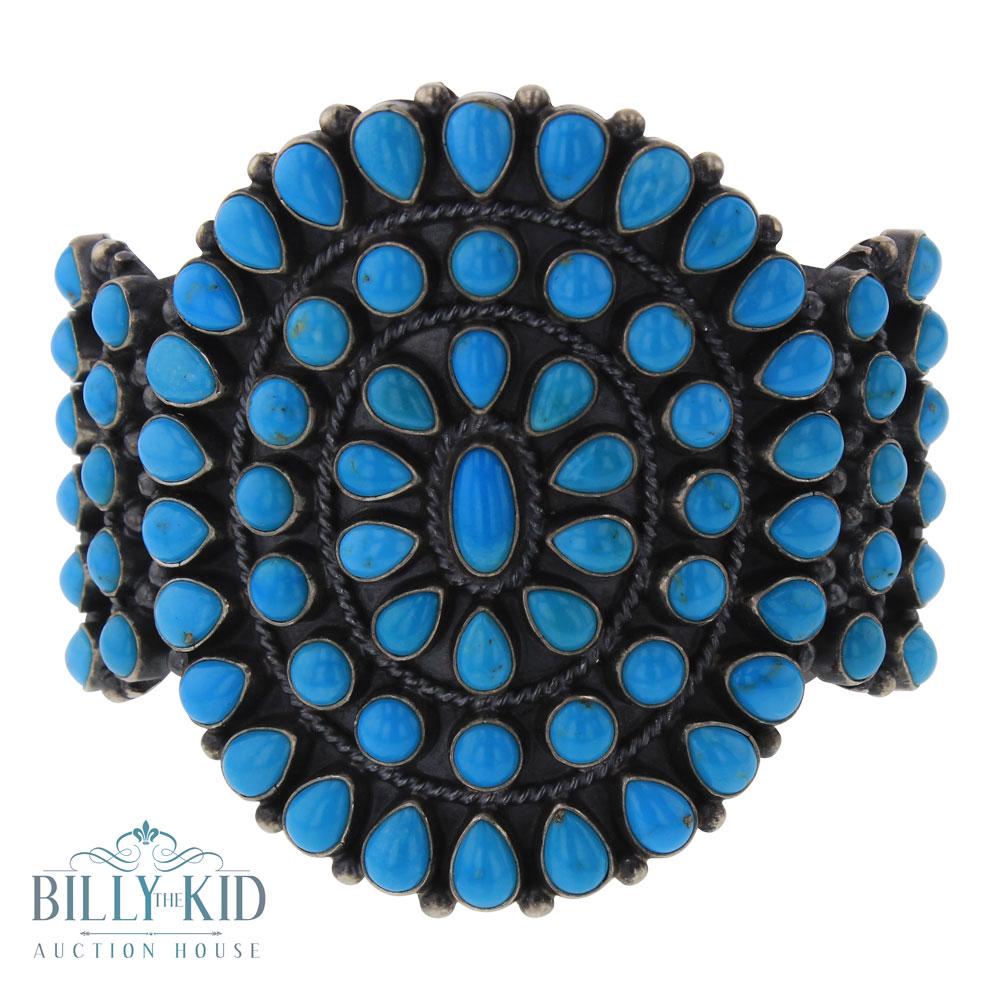 Anthony Skeets Sleeping Beauty Turquoise Cluster (1 of 3)