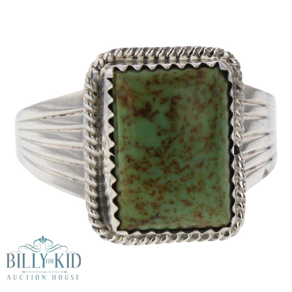 Gaspeite Rectangle Ring (1 of 3)