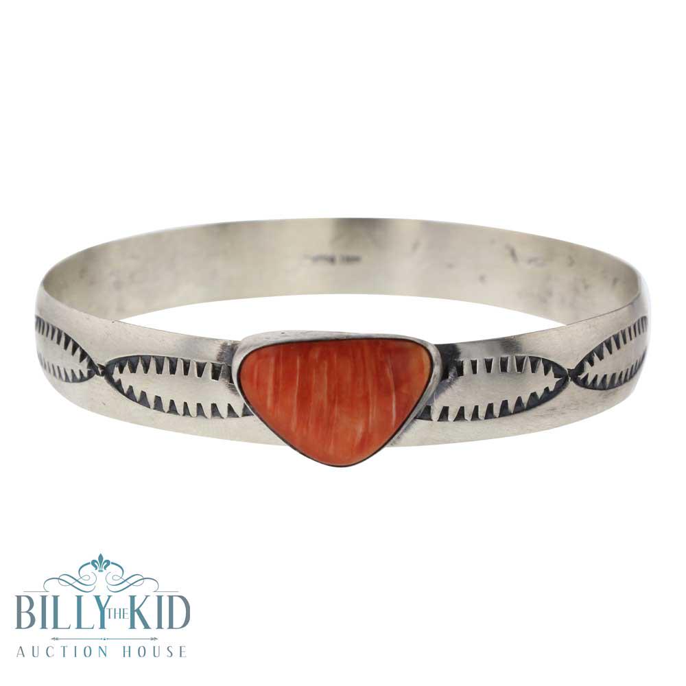 Spiny Oyster Stamp Bangle Bracelet (1 of 3)