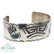 Ray Begay Turquoise Chip Inlay Cuff Bracelet - 2